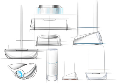 电子产品设计草图整理 DEVIE0901系列的设计流程与实践